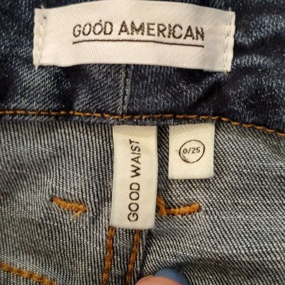 Dark wash Good American skinny jeans size 25 - Picture 4 of 11